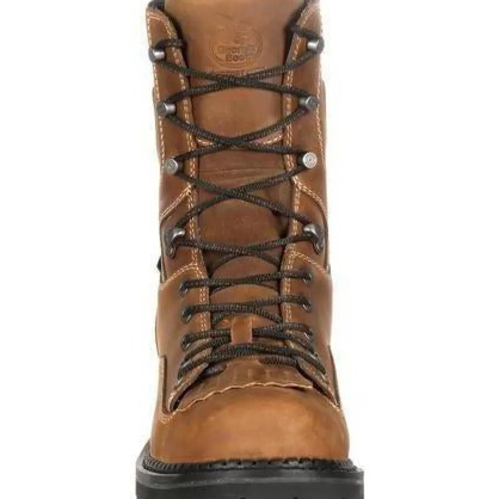 Women Georgia Men's Comfort Core 8" Low Heel Logger Work Boot GB00122