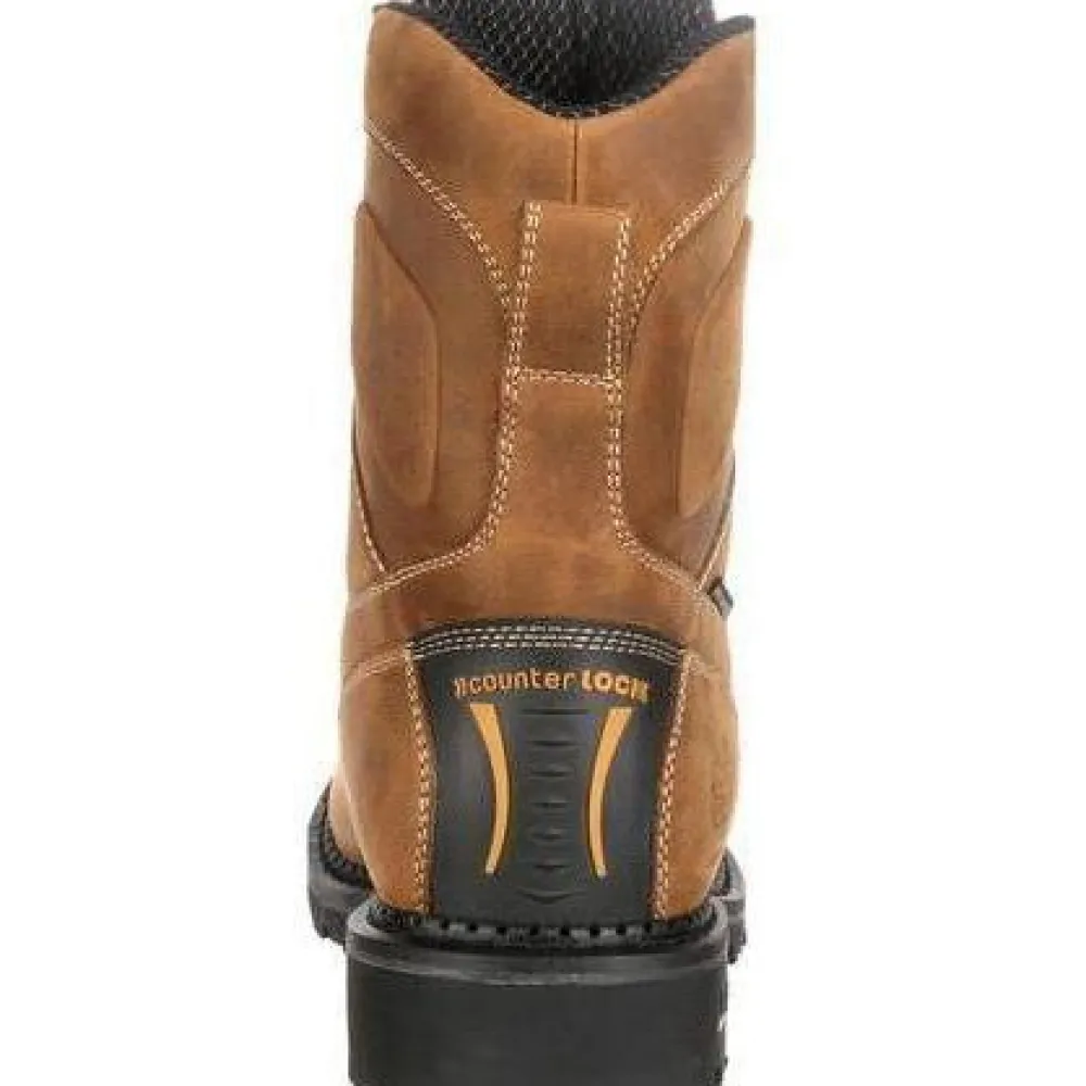 Women Georgia Men's Comfort Core 8" Comp Toe Logger Work Boot GB00123