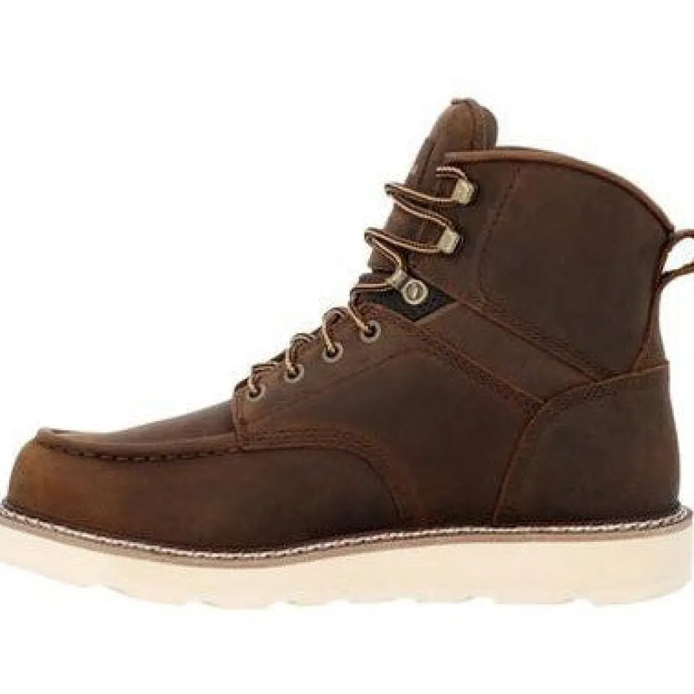 Women Georgia Men's Core 37 6" Soft Toe Slip Resist Work Boot - - GB00667