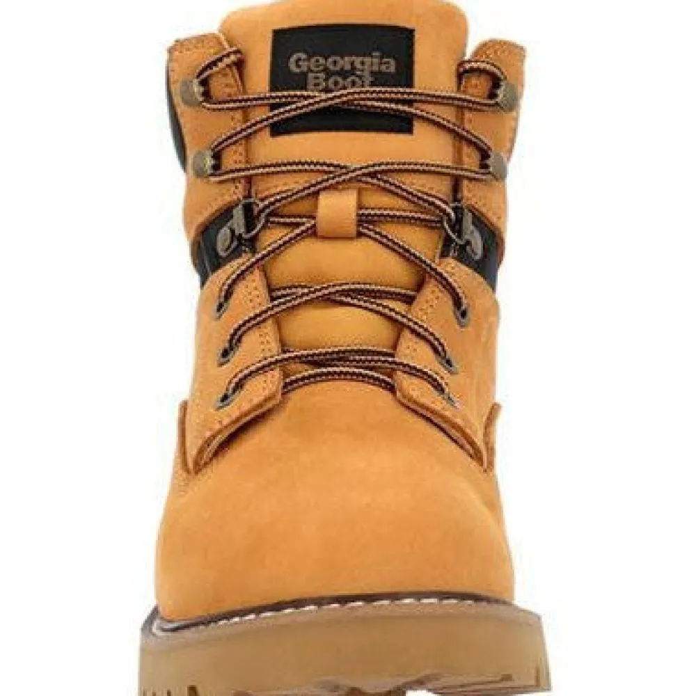 Georgia Men's Core 37 6" Steel Toe WP Lace-Up Work Boot - GB00673