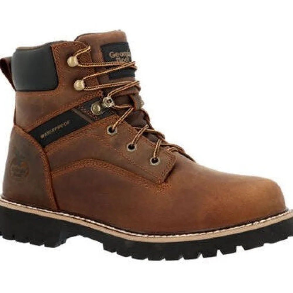 Georgia Men's Core 37 6" WP Slip Resistant Work Boot -- GB00635
