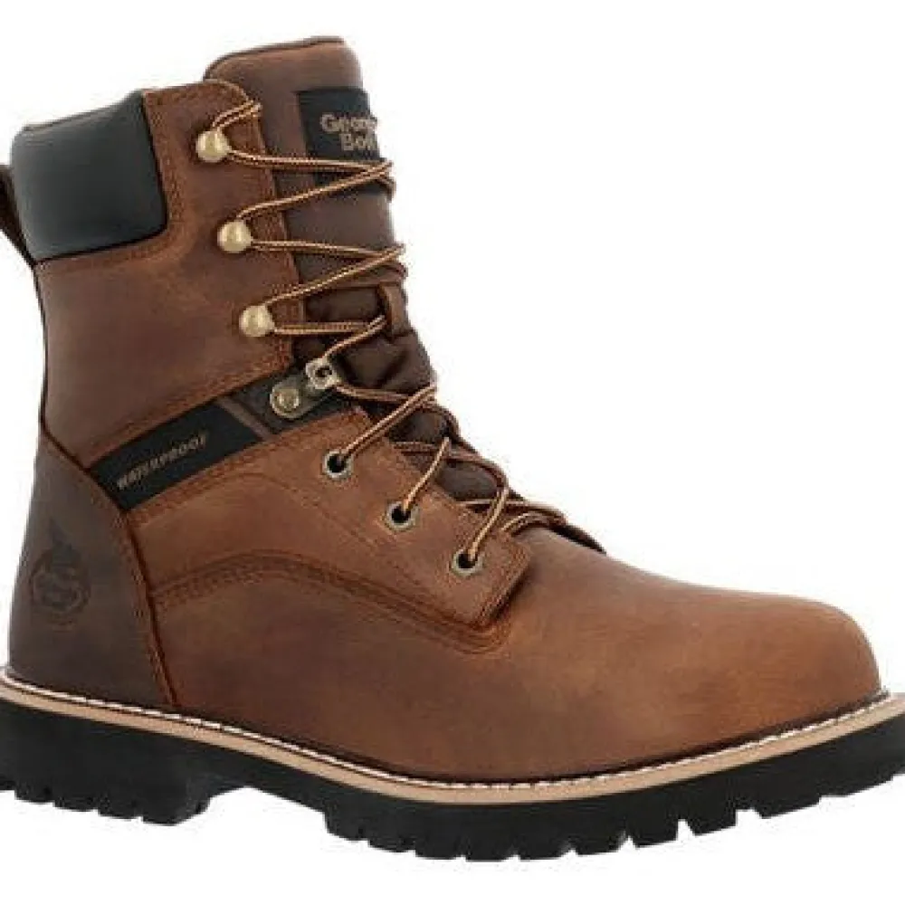 Georgia Men's Core 37 8" WP Slip Resistant Work Boot -- GB00637