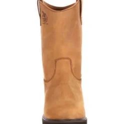 Women Georgia Men's Farm And Ranch Wellington Wedge Work Boot - - G4432