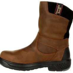 Women Georgia Men's Flxpoint 10" Comp Toe WP Wellington Work Boot- - G5644