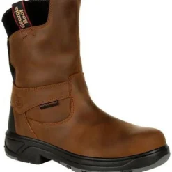 Women Georgia Men's Flxpoint 10" Comp Toe WP Wellington Work Boot- - G5644
