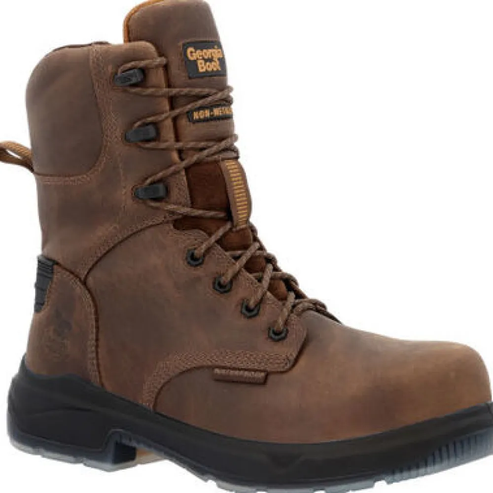 Georgia Men's Flxpoint Ultra 8" WP Comp Toe Work Boot -- GB00554