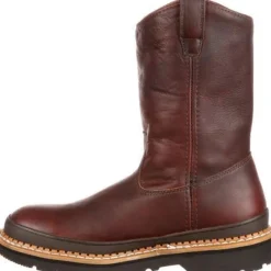 Women Georgia Men's Giant Steel Toe Pul-On Work Boots - - G4374