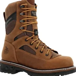 Women Georgia Men's LTX Logger 9" Soft Toe WP Work Boot- - GB00668