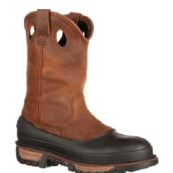 Women Georgia Men's Muddog Steel Toe Wellington WP Work Boot - - G5594