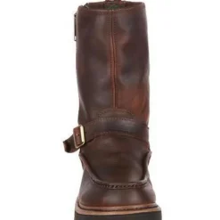 Women Georgia Men's Side Zip Waterproof Wellington Work Boot - - G4124