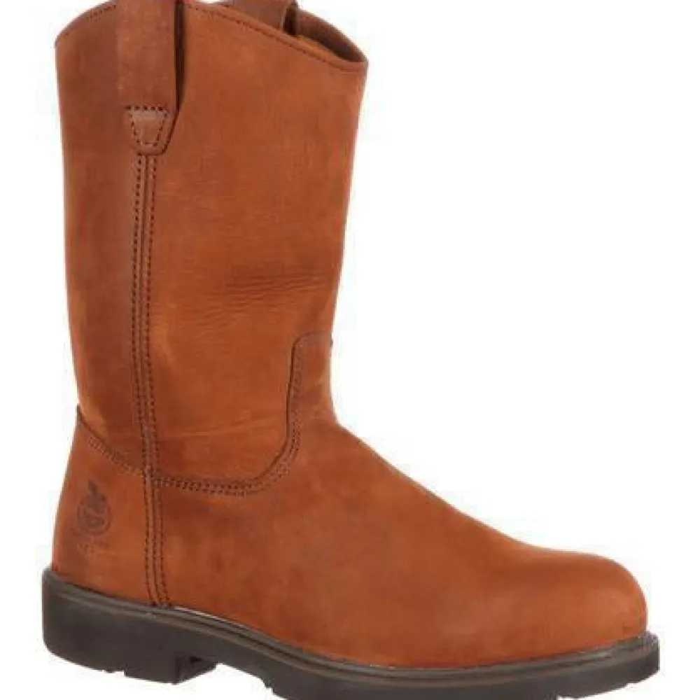 Women Georgia Men's Stl Toe Static Dissipative Wellington Work Boot - G4673