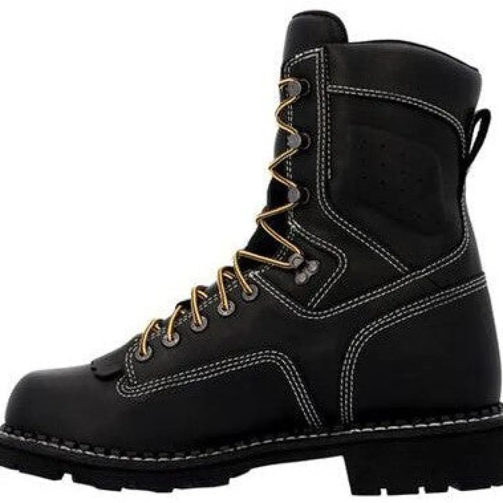 Women Georgia Men's USA Logger 8" Soft Toe WP Work Boot -- GB00603