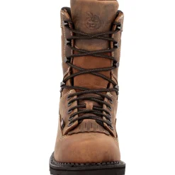 Women Georgia Men's USA Made Waterproof Logger Work Boot - - GB00538