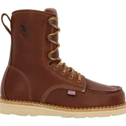 Georgia Men's Wedge 8" Moc Toe USA Made Work Boot - - GB00480
