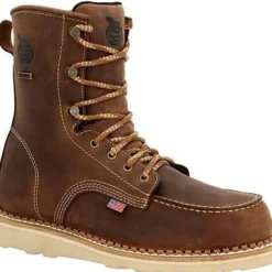 Women Georgia Men's Wedge 8" WP Soft Toe Slip Resist Work Boot -- GB00532