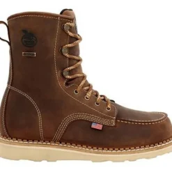 Women Georgia Men's Wedge 8" WP Soft Toe Slip Resist Work Boot -- GB00532