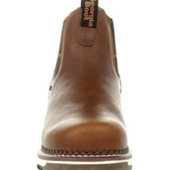 Women Georgia Men's Wedge Chelsea Soft Toe WP Wedge Work Boot - - GB00352