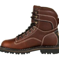 Women Georgia Women's AMP LT Logger Alloy Toe WP Work Boot - - GB00428