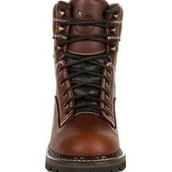 Women Georgia Women's AMP LT Logger WP Low Heel Work Boot - - GB00427