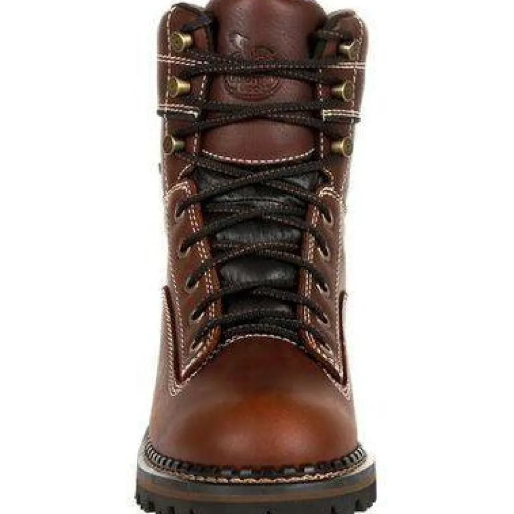 Women Georgia Women's AMP LT Logger WP Low Heel Work Boot - - GB00427