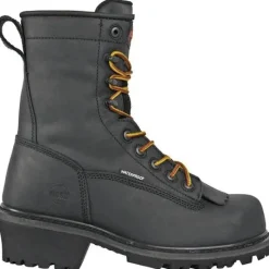 Hoss Men's Cross Cut 8" Composite Toe Waterproof Logger Work Boot - 80114