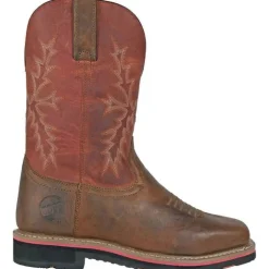 Hoss Men's Landon Cognac 11" Soft Toe Western Work Boot - 92048