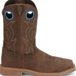 Justin Men's All Round 10" WP Steel Toe Western Work Boot -- SE3115