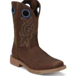 Women Justin Men's All Round 11" WP Western Work Boot -- SE3114