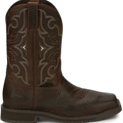 Justin Men's Amarillo 11" Steel Toe Western Work Boot -- SE4313