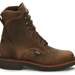 Justin Men's Blueprint 8" Lace Up USA Western Work Boot -- 440