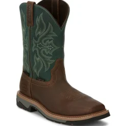Justin Men's Bolt 11" Comp Toe WP Western Work Boot -- SE4105