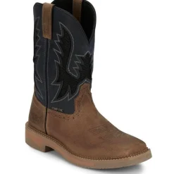 Justin Men's Bolt 11" Comp Toe Western Work Boot -Tan- SE4115