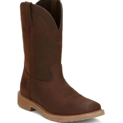 Justin Men's Buster 11" ST Pull On WesternvWork Boot -- SE3100