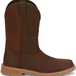 Justin Men's Buster 11" ST Pull On WesternvWork Boot -- SE3100