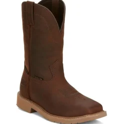 Justin Men's Buster 11" Steel WP Western Work Boot -- SE3101