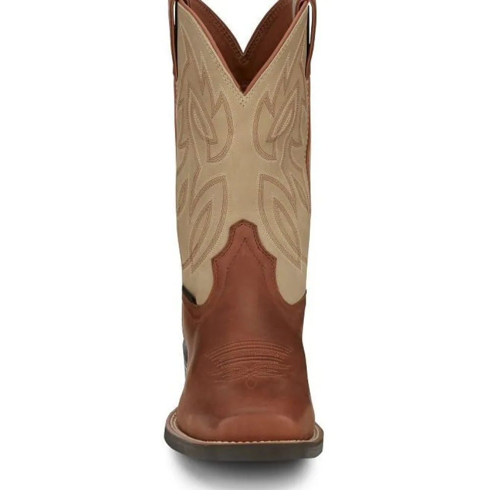 Justin Men's Canter 11" Steel Toe Slip Resist Western Work Boot -- SE4511