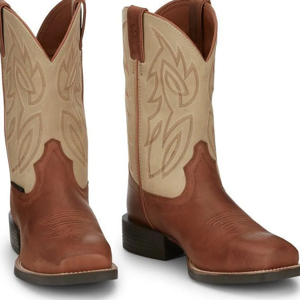 Justin Men's Canter 11" Steel Toe Slip Resist Western Work Boot -- SE4511