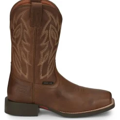 Justin Men's Canter Steel Toe Slip Resist Western Work Boot -- SE4510