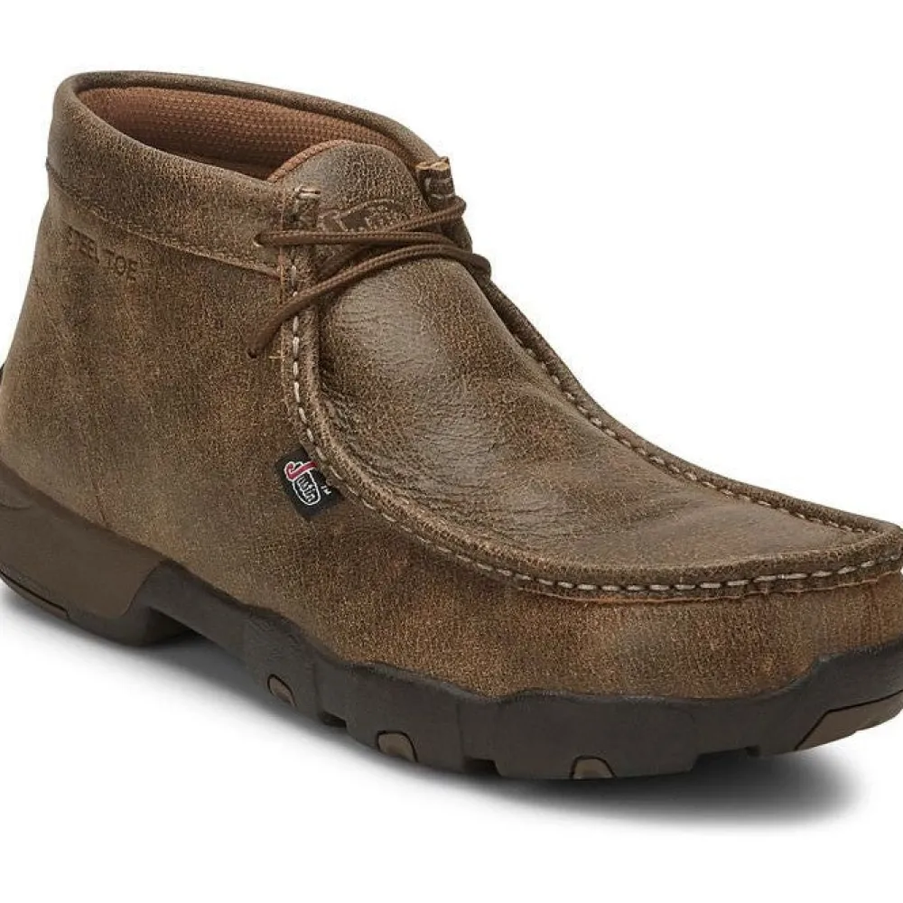 Justin Men's Cappie Steel Toe Work Boot - Bomber- 237