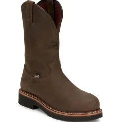 Women Justin Men's Carbide 11" WP Steel Toe Western Work Boot -- OW4458