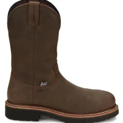 Women Justin Men's Carbide 11" WP Steel Toe Western Work Boot -- OW4458