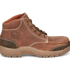 Justin Men's Corbett 5" Moc Toe WP Work Boot -- SE252