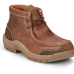 Justin Men's Crafton 4" Moc Toe WP Work Shoe -- SE251