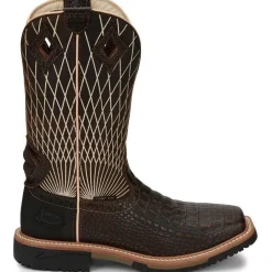 Justin Men's Derrickman 12" CT Western Work Boot -- SE4833