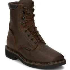 Justin Men's Driller 8" CT Waterproof Western Work Boot -- SE462