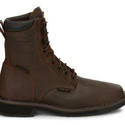 Justin Men's Driller 8" CT Waterproof Western Work Boot -- SE462