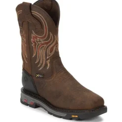 Justin Men's Driscoll 11" Steel Toe Metguard Western Work Boot -- WK2112