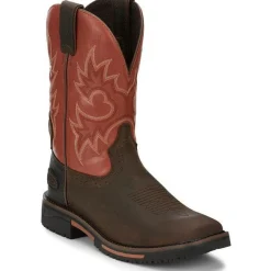 Justin Men's Joist 11" Waterproof Western Work Boot -- SE4944