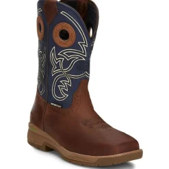 Justin Men's Nitread 11" Nano Composite Toe Western Work Boot -- CR3202