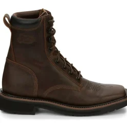 Justin Men's Pulley 8" Lace Western Work Boot -- SE681